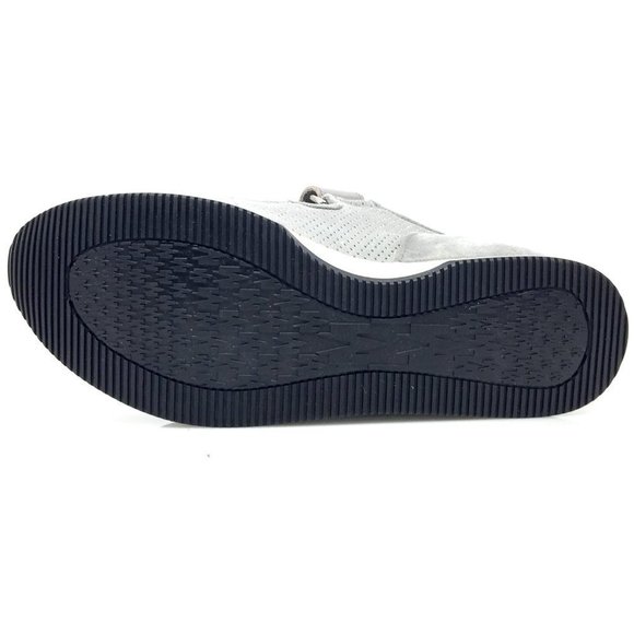 NEW MAX MARA MM34 Gray  Perla Velcro Sneakers - Picture 8 of 11